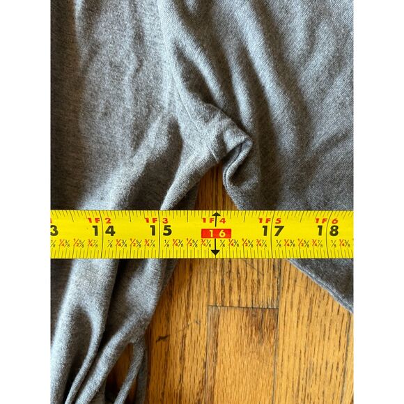 Natori Gray Cotton Rayon Slip Shift Wrap Maxi Robe Dress   Women's Size Medium - Picture 9 of 10